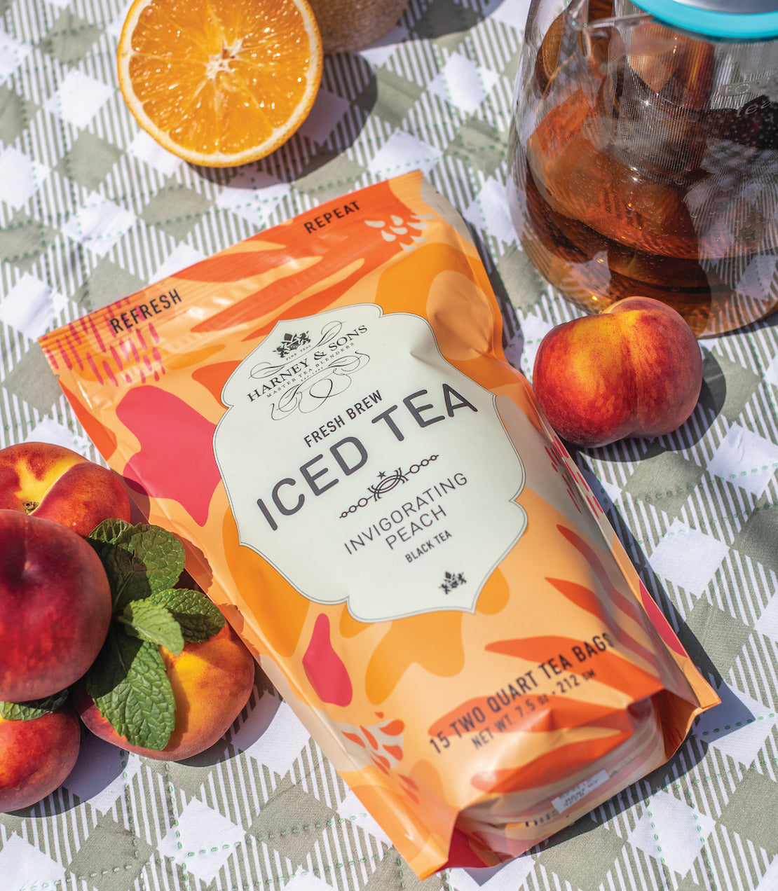 Peach Fresh Brew Iced Tea