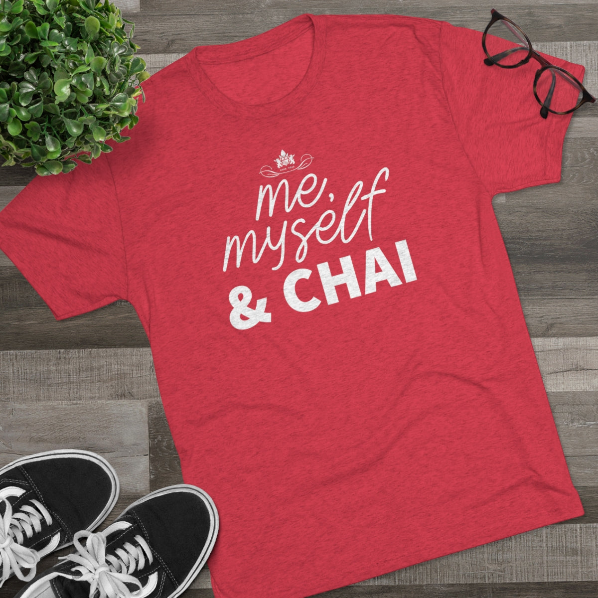 Me, Myself & Chai Graphic Tee -   - Harney & Sons Fine Teas